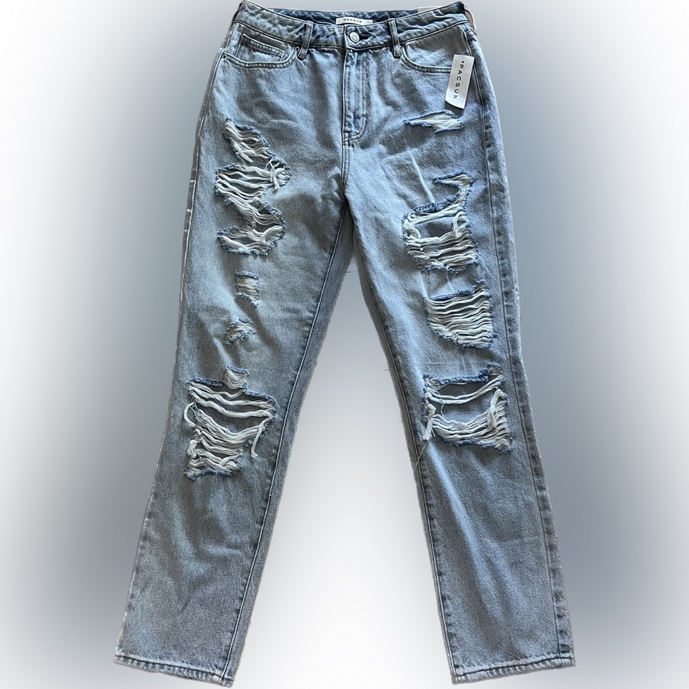 ripped mom jeans